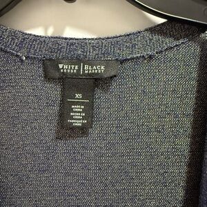 White House Black Market womens Navy Sweater